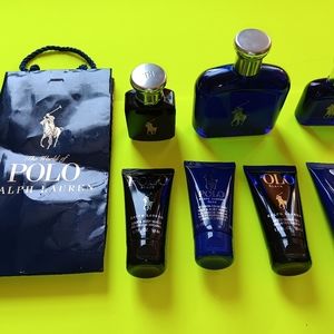 Mens cologne gift set polo Ralph Lauren blue and black